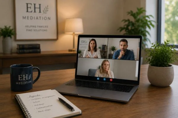 child access mediation Trowbridge online meeting.